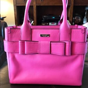 MINT CONDITION Hot Pink Pow Purse By: Kate Spade